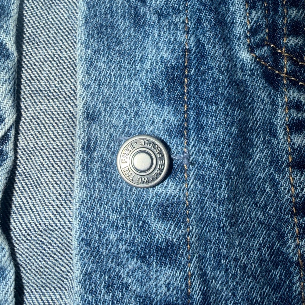 We the Free People Light Blue Rumor Denim Jacket - Picture 7 of 10